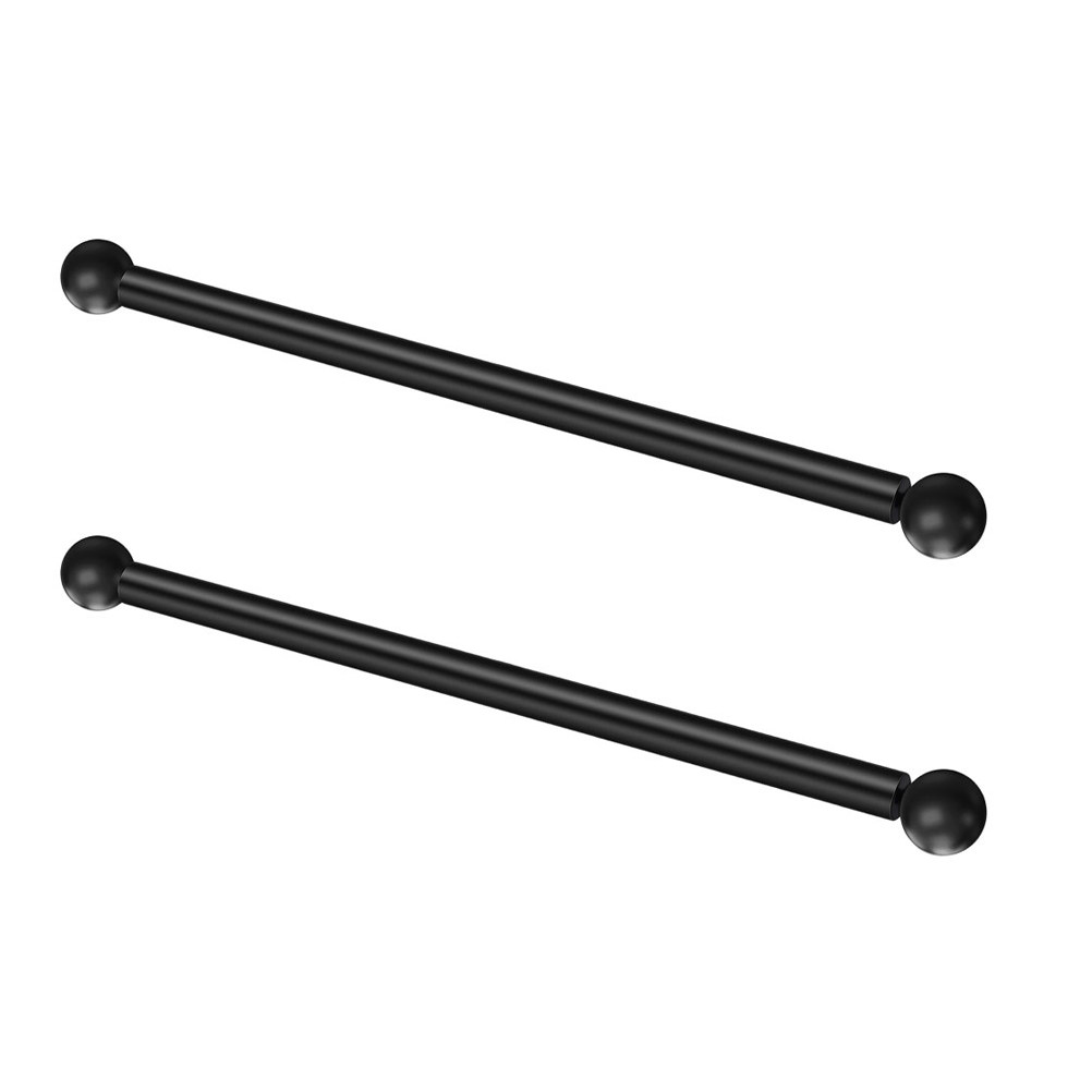 Outdoor Lighting Black - 2 pezzi di bracci trasversali per