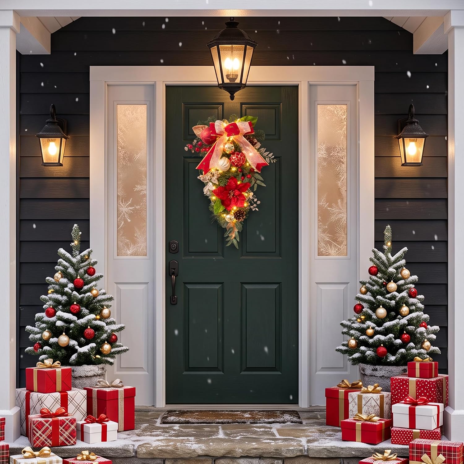 Outdoor Lighting Effects - Garvee, decorazione natalizia a forma di