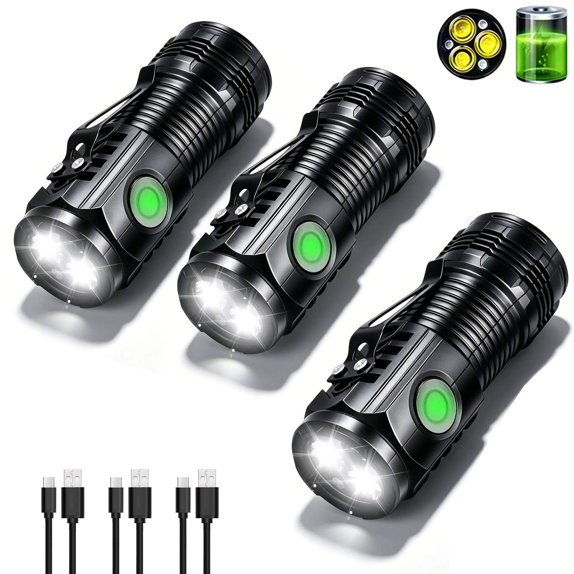 Torcia Portatile Ricaricabile  - Outdoor Lighting Black recensione e prezzo