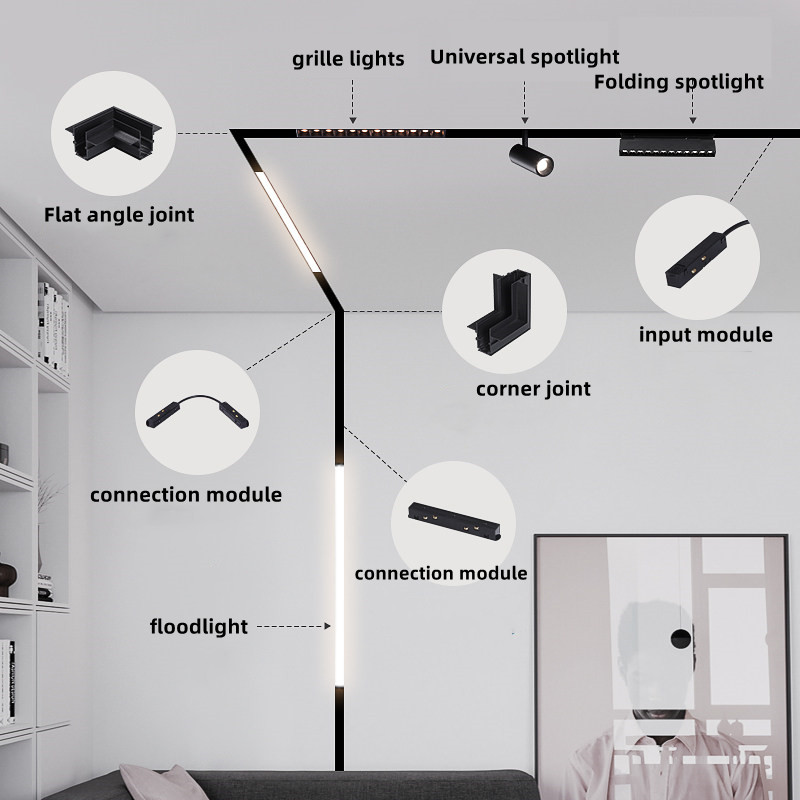 Faretto a Griglia con Binario  - Outdoor Lighting Track recensione e prezzo