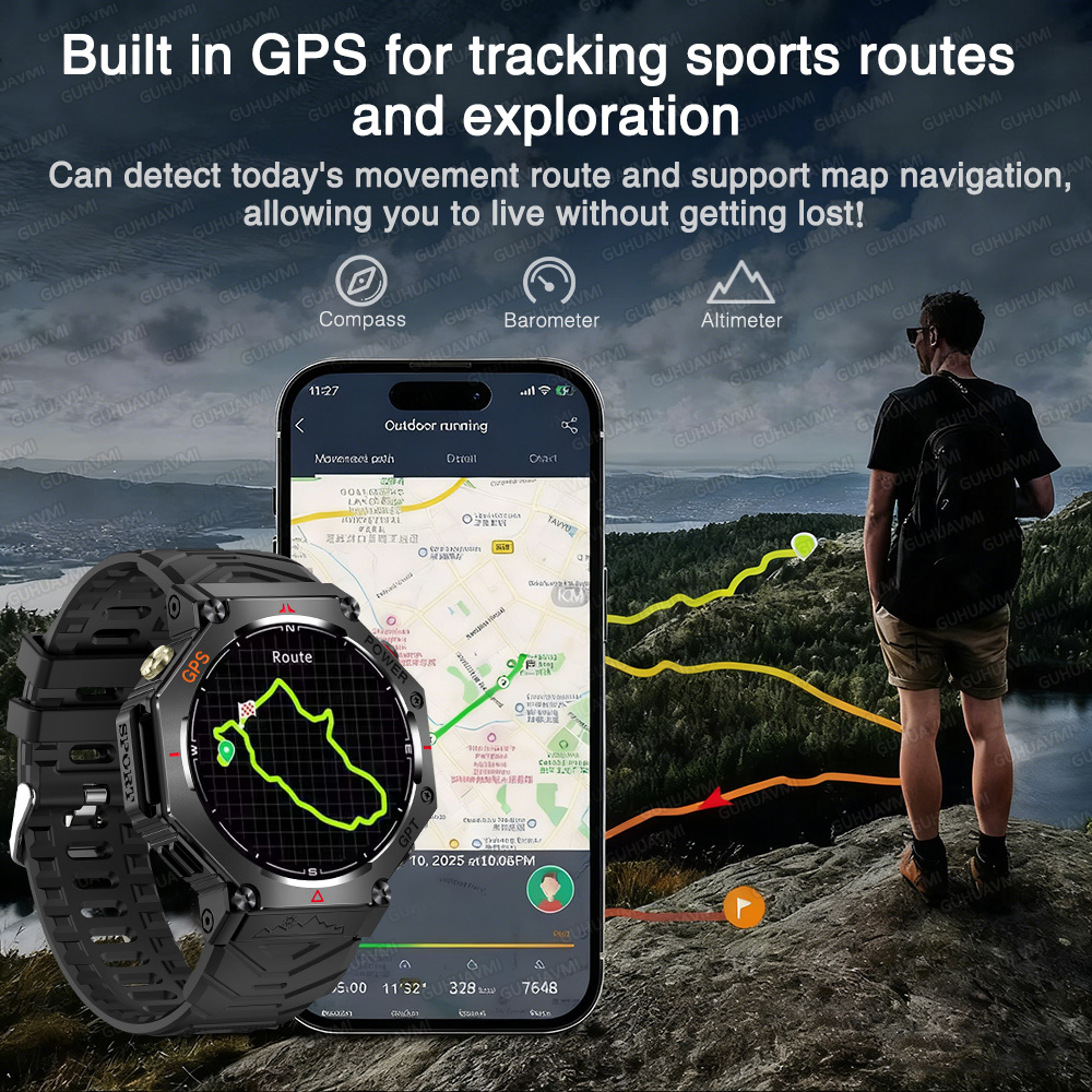 Smartwatch da Uomo MIL-STD 202 - Outdoor Lighting Track recensione e prezzo